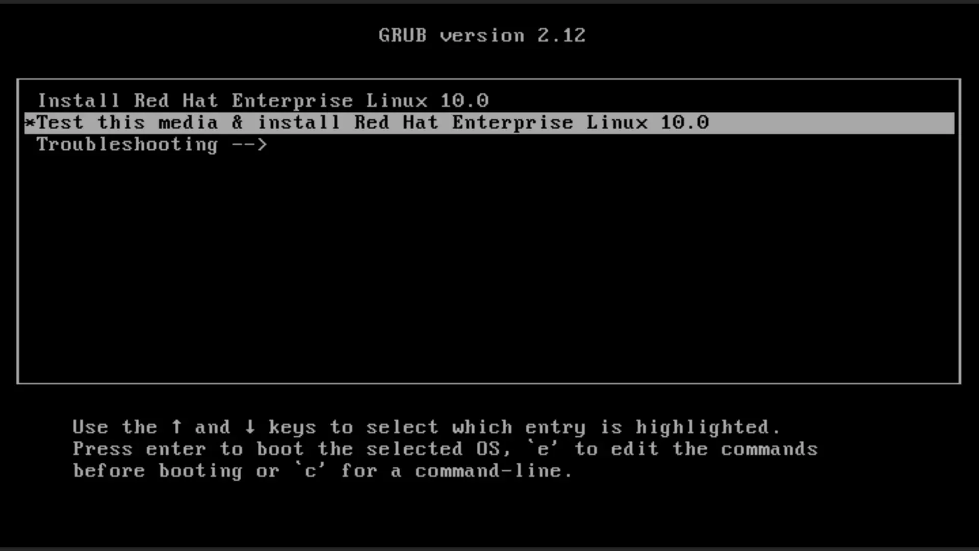 Testing installation media